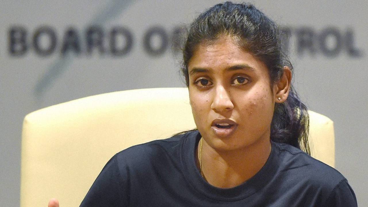 Mithali Raj addresses the press ahead of her team's departure to Australia, Mumbai, January 18, 2016