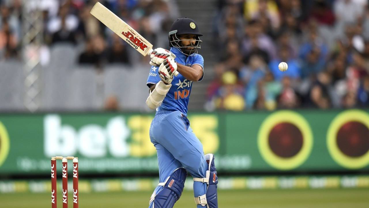 India were off to a fiery start at the MCG as openers Shikhar Dhawan and Rohit Sharma added 97 runs in 11 overs&nbsp;&nbsp;&bull;&nbsp;&nbsp;AFP