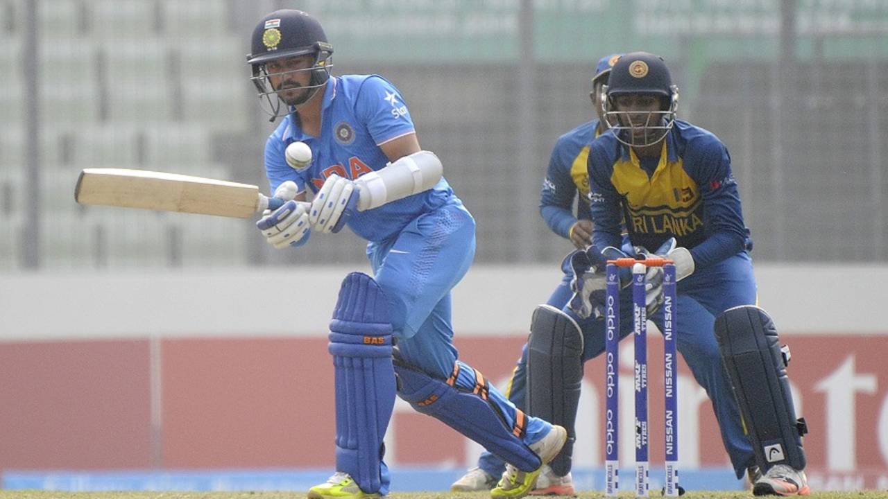 Anmolpreet Singh's measured fifty helped India seal a berth in the final of the Under-19 World Cup&nbsp;&nbsp;&bull;&nbsp;&nbsp;Getty Images