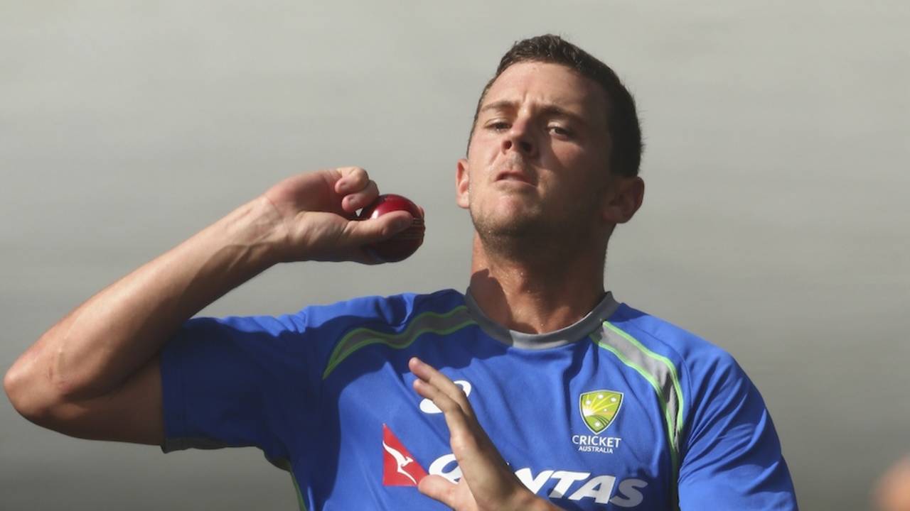 Josh Hazlewood said he would bowl with more patience during the two Tests in New Zealand&nbsp;&nbsp;&bull;&nbsp;&nbsp;Getty Images