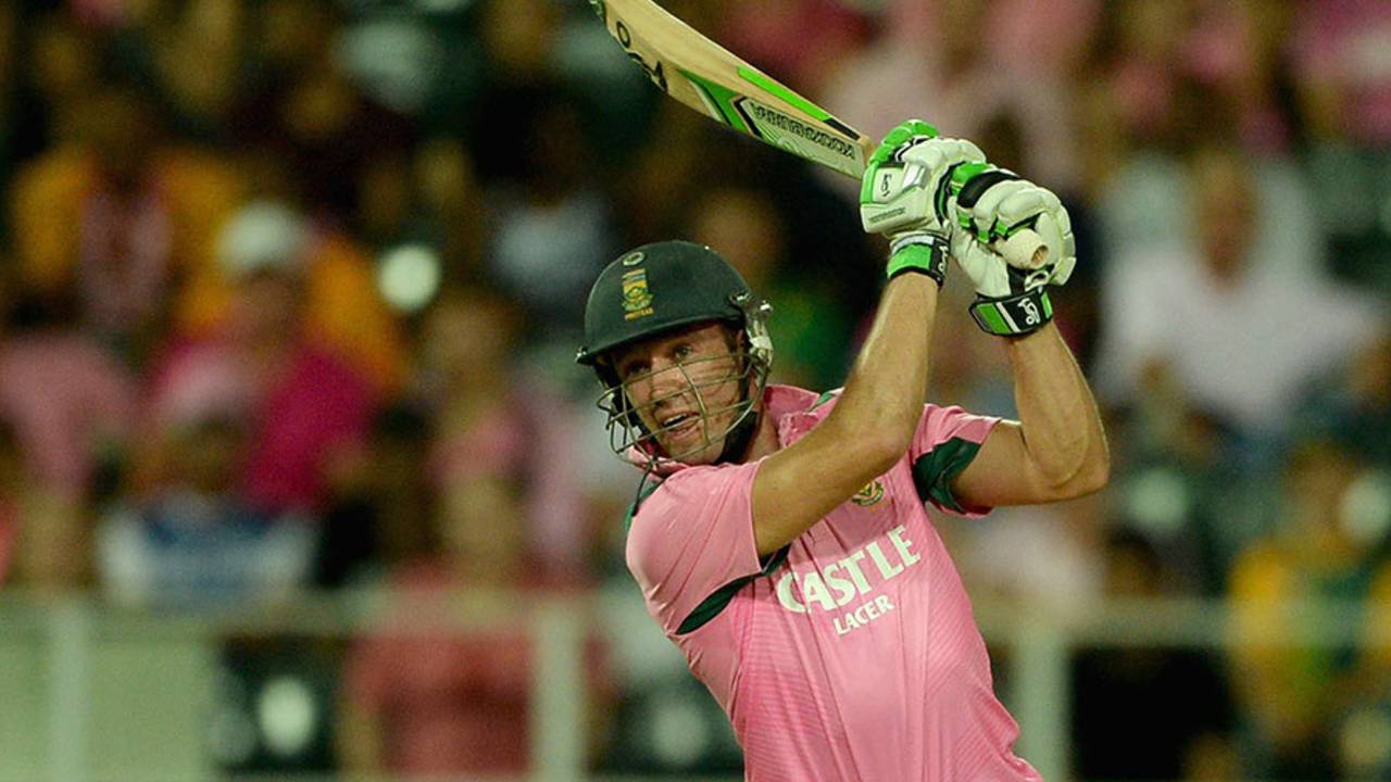 AB de Villiers was in sublime touch until he was run out for 36, South Africa v England, 4th ODI, Johannesburg, February 12, 2016