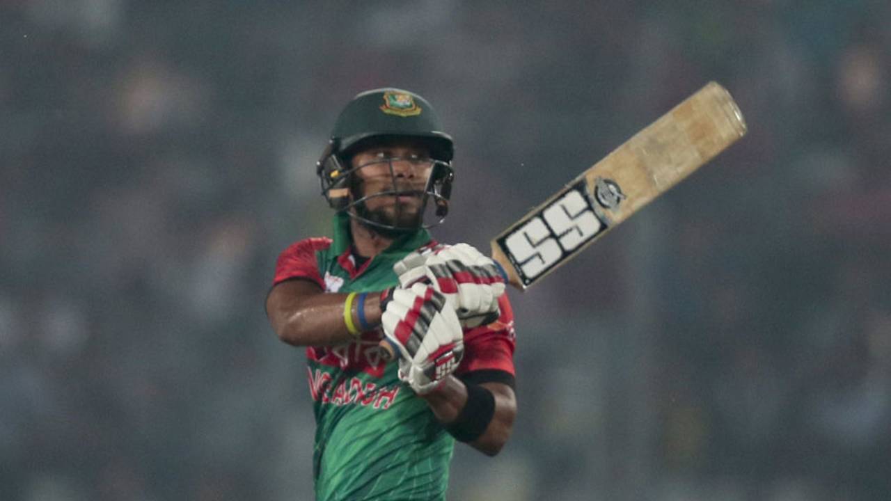 Sabbir Rahman led Bangladesh's one-man charge with a rapid 80, Bangladesh v Sri Lanka, Asia Cup T20, Mirpur, February 28, 2016