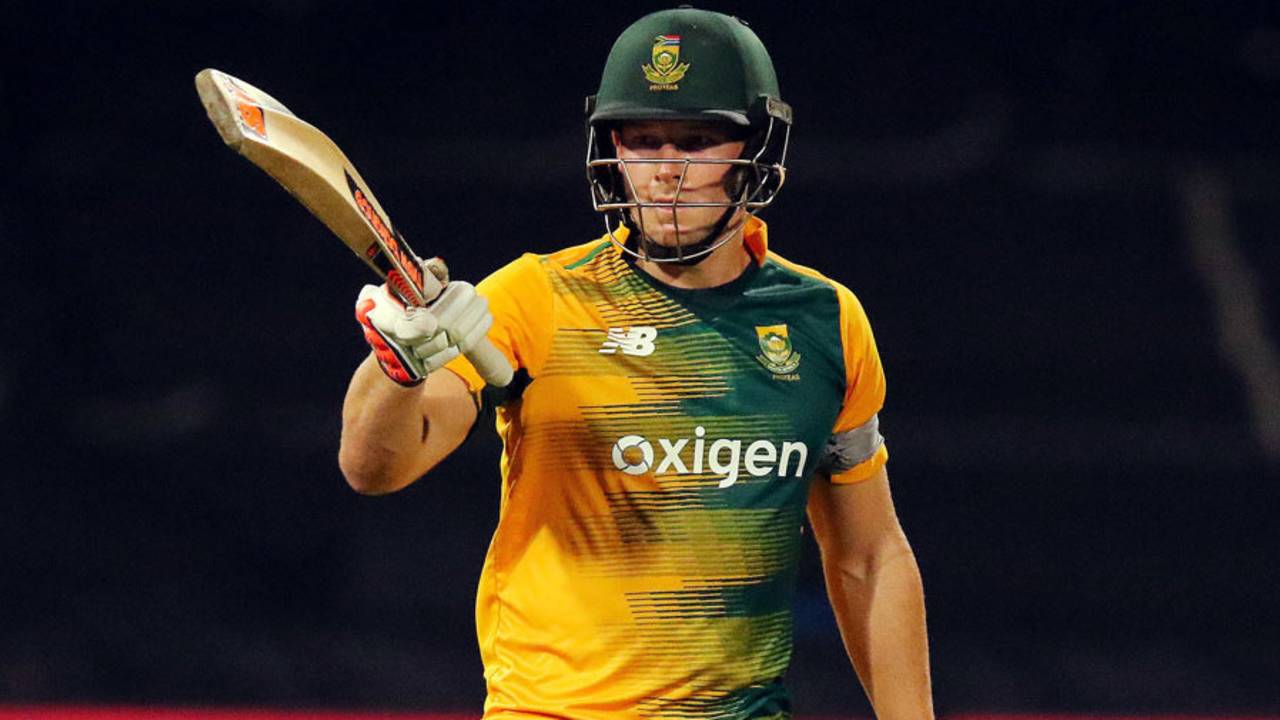David Miller made his maiden T20 international fifty, South Africa v Australia, 1st T20, Durban, March 4, 2016
