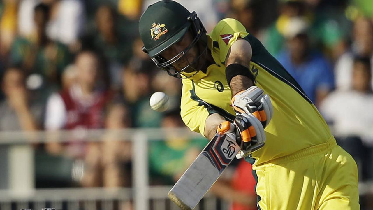 Glenn Maxwell went to his fifty with one of the biggest hits of the day&nbsp;&nbsp;&bull;&nbsp;&nbsp;Associated Press