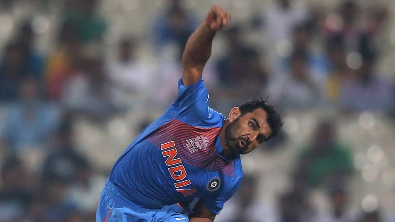 Mohammed Shami took 2 for 30 in his first match since January 8&nbsp;&nbsp;&bull;&nbsp;&nbsp;Getty/ICC