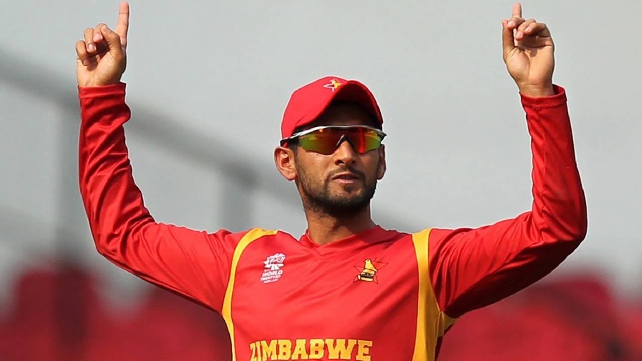 Sikandar Raza took two catches, Afghanistan v Zimbabwe, World T20 qualifiers, Group B, Nagpur, March 12, 2016