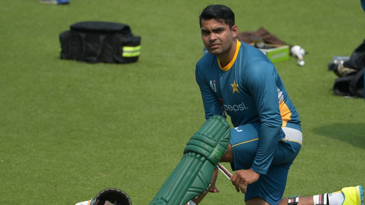 Umar Akmal was released from Pakistan's squad for the Champions Trophy after he failed two fitness tests&nbsp;&nbsp;&bull;&nbsp;&nbsp;AFP