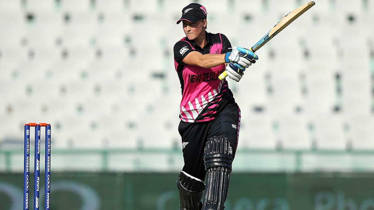Sophie Devine struck three fours and two sixes in her 34-ball 47, Ireland v New Zealand, Women's World T20 2016, Group A, Mohali, March 18, 2016