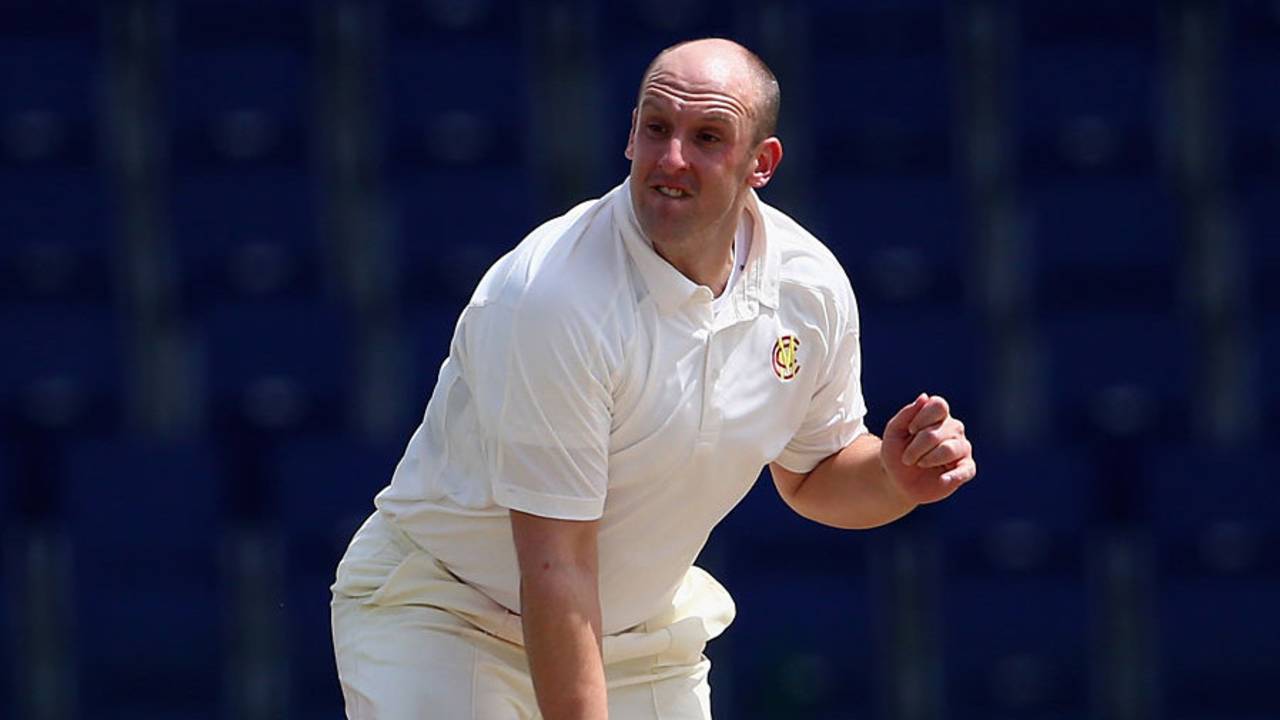 James Tredwell enjoyed success on the opening day in Abu Dhabi, MCC v Yorkshire, Champion County Match, Abu Dhabi, March 20, 2016