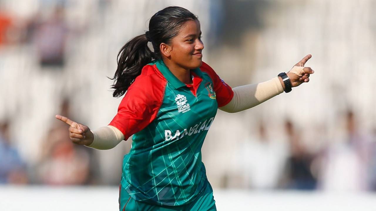 File photo: Nahida Akter finished with 5 for 21, her best figures in ODIs&nbsp;&nbsp;&bull;&nbsp;&nbsp;ICC/Getty Images