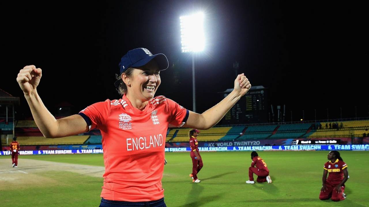 Charlotte Edwards savours her victory as West Indies come to terms with their loss, England v West Indies, Women's World T20, Group B, March 24, 2016