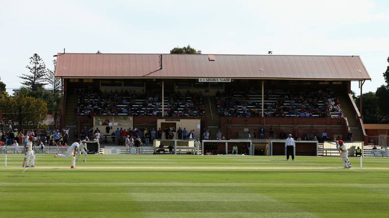 A general view of the Gliderol Stadium, South Australia v Victoria, Sheffield Shield, Final, Adelaide, March 26, 2016