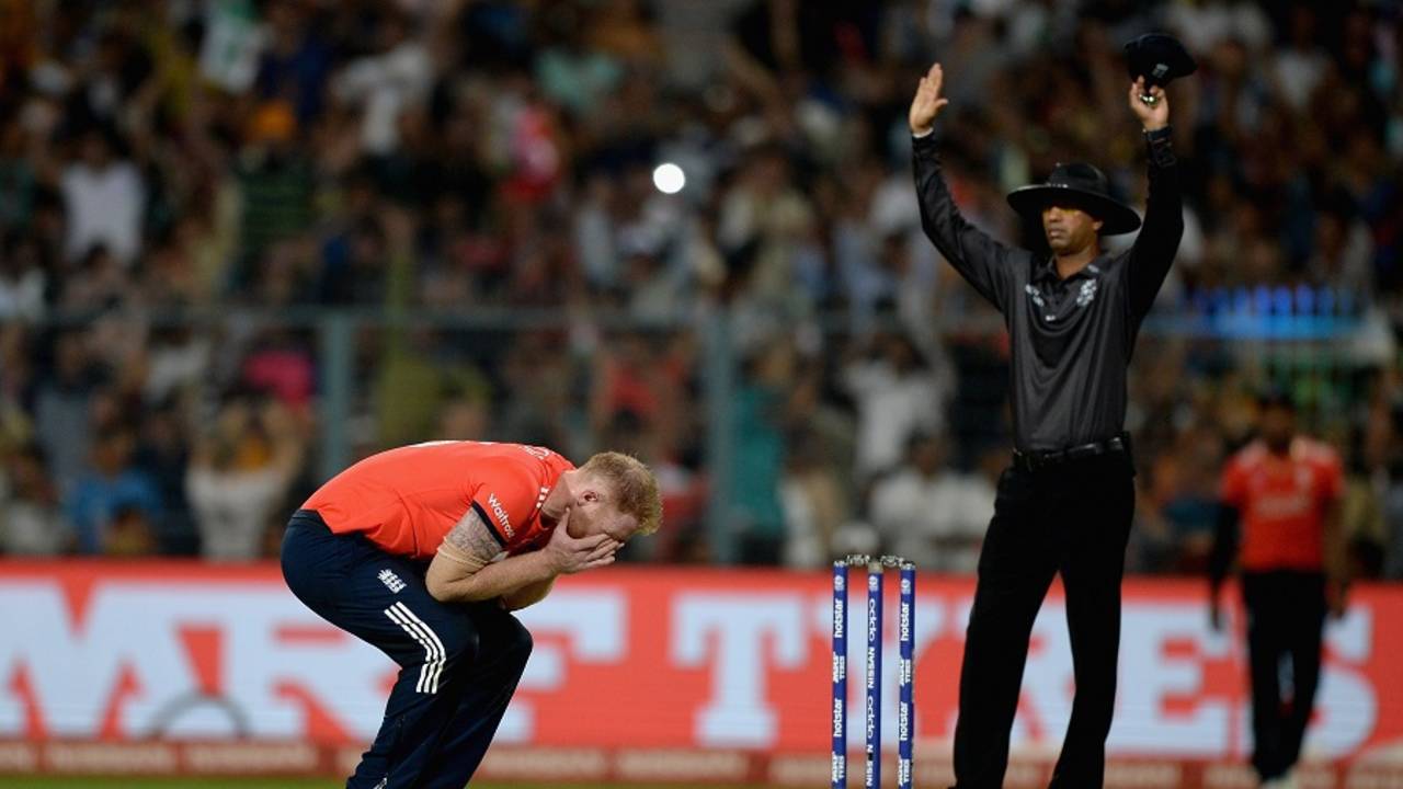 Ben Stokes was hit for four sixes in the final over of the World T20 final&nbsp;&nbsp;&bull;&nbsp;&nbsp;Getty Images