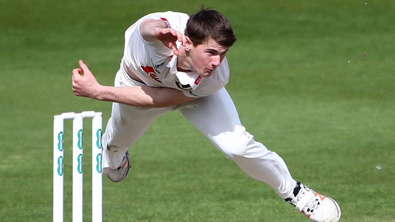 Plenty of effort from George Garton, Sussex v Essex, Specsavers County Championship, Division Two, Hove, 2nd day, April 18, 2016