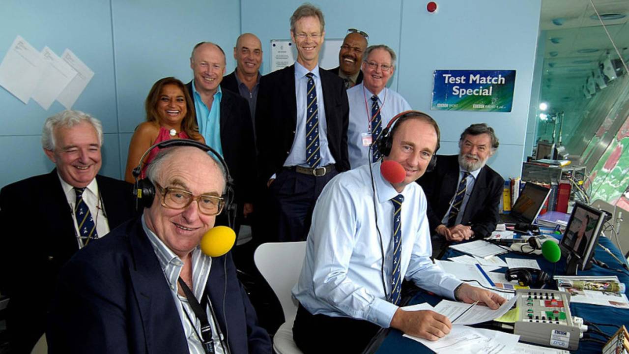 The Test Match Special team celebrates its 50th anniversary, Lord's, May 17, 2007