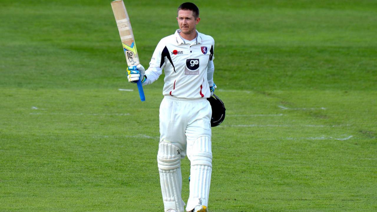 Joe Denly made a superb century, Northamptonshire v Kent, County Championship, Division Two, Wantage Road, 1st day, May 15, 2016