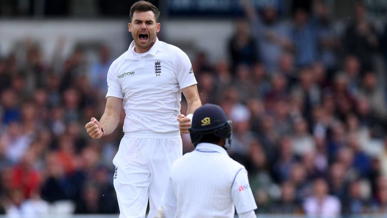 James Anderson picked up Kaushal Silva, England v Sri Lanka, 1st Test, Headingley, 2nd day, May 20, 2016