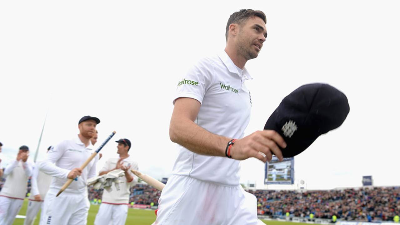 James Anderson finished with a match haul of 10 for 45, England v Sri Lanka, 1st Test, Headingley, 3rd day, May 21, 2016