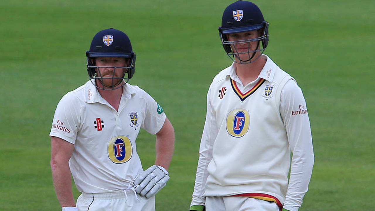 Paul Collingwood (left) wants to continue to nurture the next generation, such as Keaton Jennings (right), during a tough time for Durham&nbsp;&nbsp;&bull;&nbsp;&nbsp;PA Photos