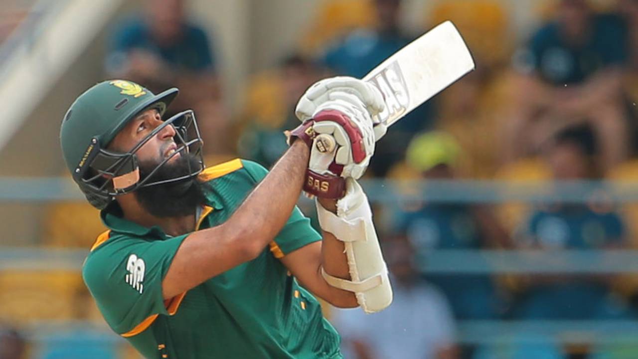Hashim Amla top-scored for South Africans with an 83-ball 92 against West Indies Cricket Board President's XI&nbsp;&nbsp;&bull;&nbsp;&nbsp;WICB Media/Ashley Allen