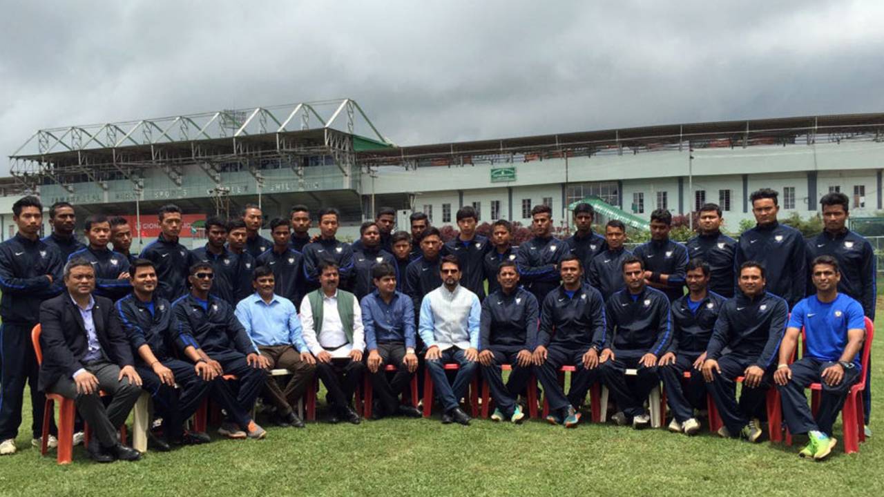 BCCI president Anurag Thakur on a visit to Shillong, June 1, 2016