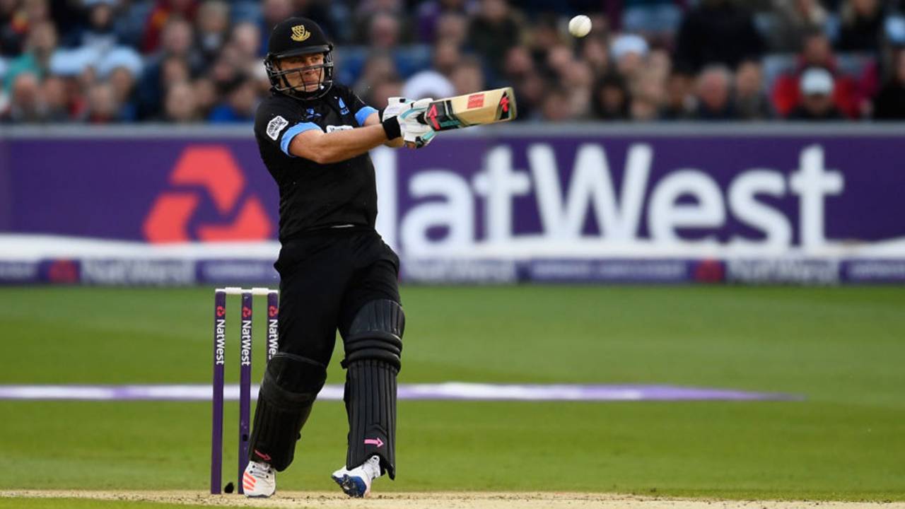 Luke Wright smacked 83 from 39 balls, Sussex v Somerset, NatWest T20 Blast, South Group, Hover, June 1, 2016