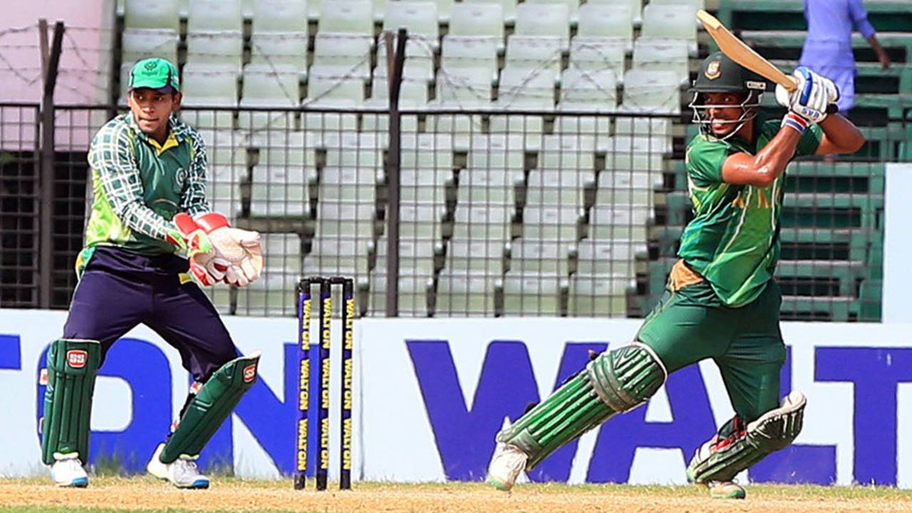Tasamul Haque scored an unbeaten 126,  Mohammedan Sporting Club v Kalabagan Krira Chakra, Dhaka Premier Division, Fatullah, June 4, 2016 