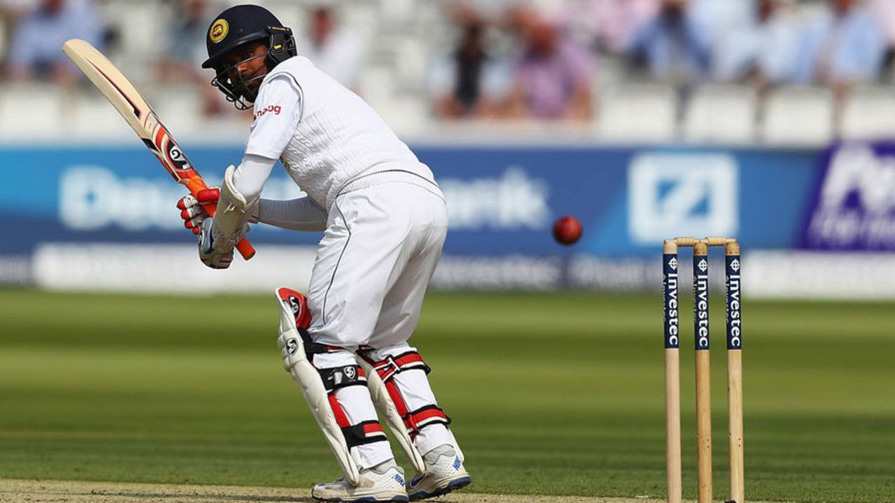 Kaushal Silva flicks behind square, England v Sri Lanka, 3rd Investec Test, Lord's, 2nd day, June 10, 2016