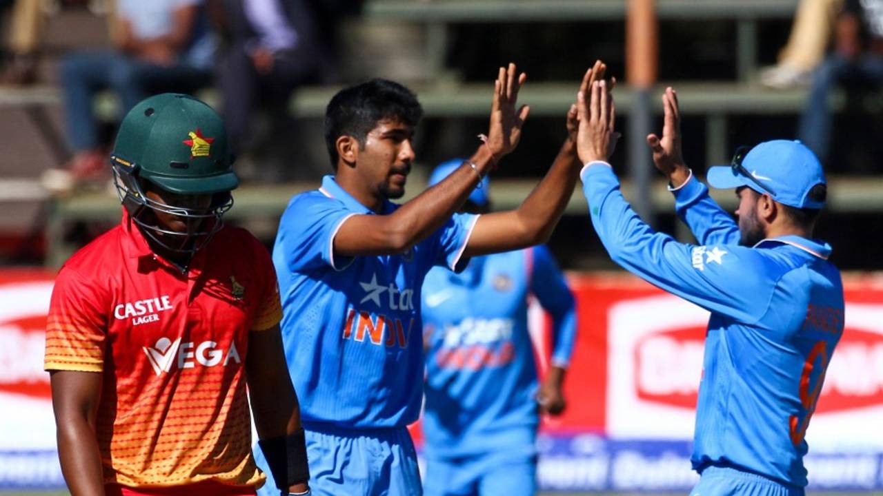 Jasprit Bumrah generated appreciable extra bounce to trouble the hosts, Zimbabwe v India, 1st ODI, Harare, June 11, 2016