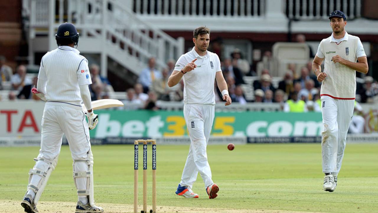 James Anderson help wrapped up the innings, England v Sri Lanka, 3rd Investec Test, Lord's, 3rd day, June 11, 2016