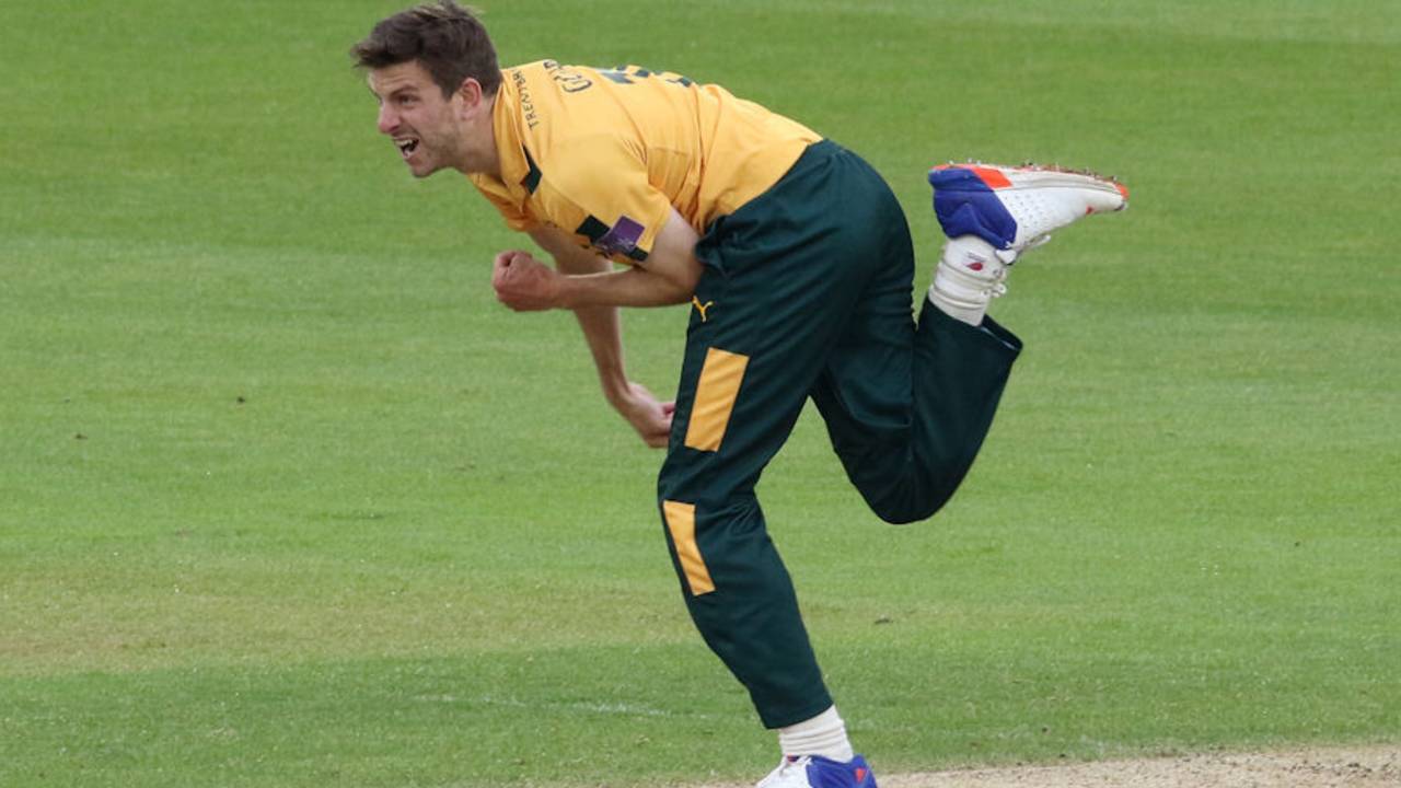 Harry Gurney was in the wickets for Nottinghamshire&nbsp;&nbsp;&bull;&nbsp;&nbsp;Getty Images