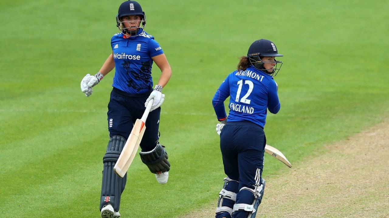 Tammy Beaumont and Lauren Winfield put together England's third highest stand in ODIs&nbsp;&nbsp;&bull;&nbsp;&nbsp;Getty Images
