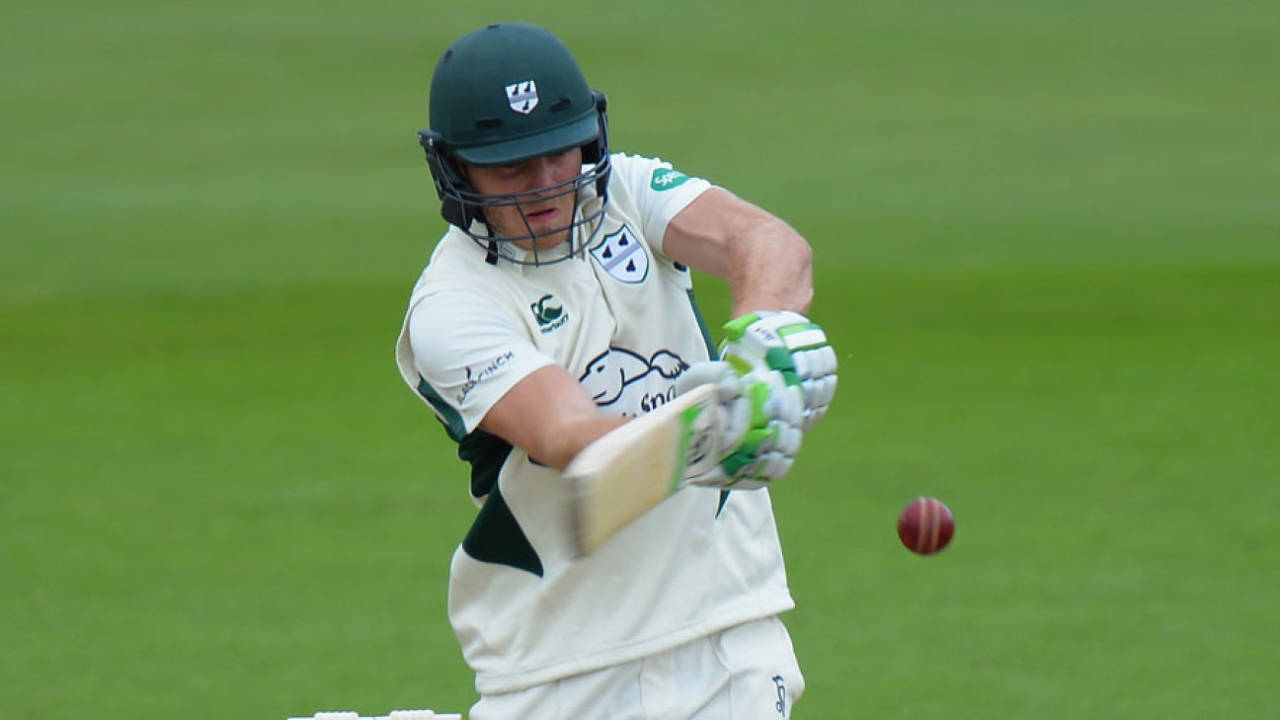 Ben Cox top-scored with 40, Derbyshire v Worcestershire, County Championship, Division Two, Derby, 3rd day, June 22, 2016