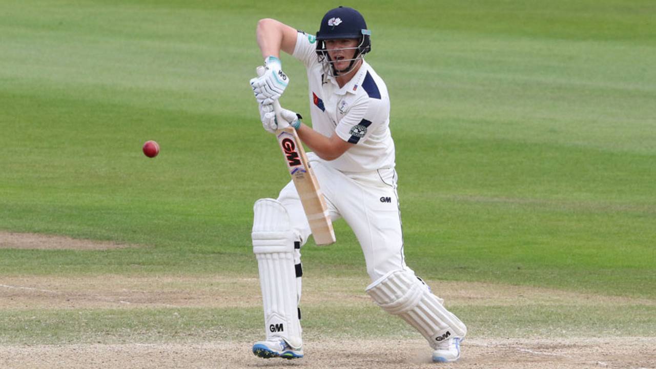 Alex Lees led Yorkshire in their fourth-innings chase, Durham v Yorkshire, County Championship, Division One, Chester-le-Street, 4th day, June 23, 2016
