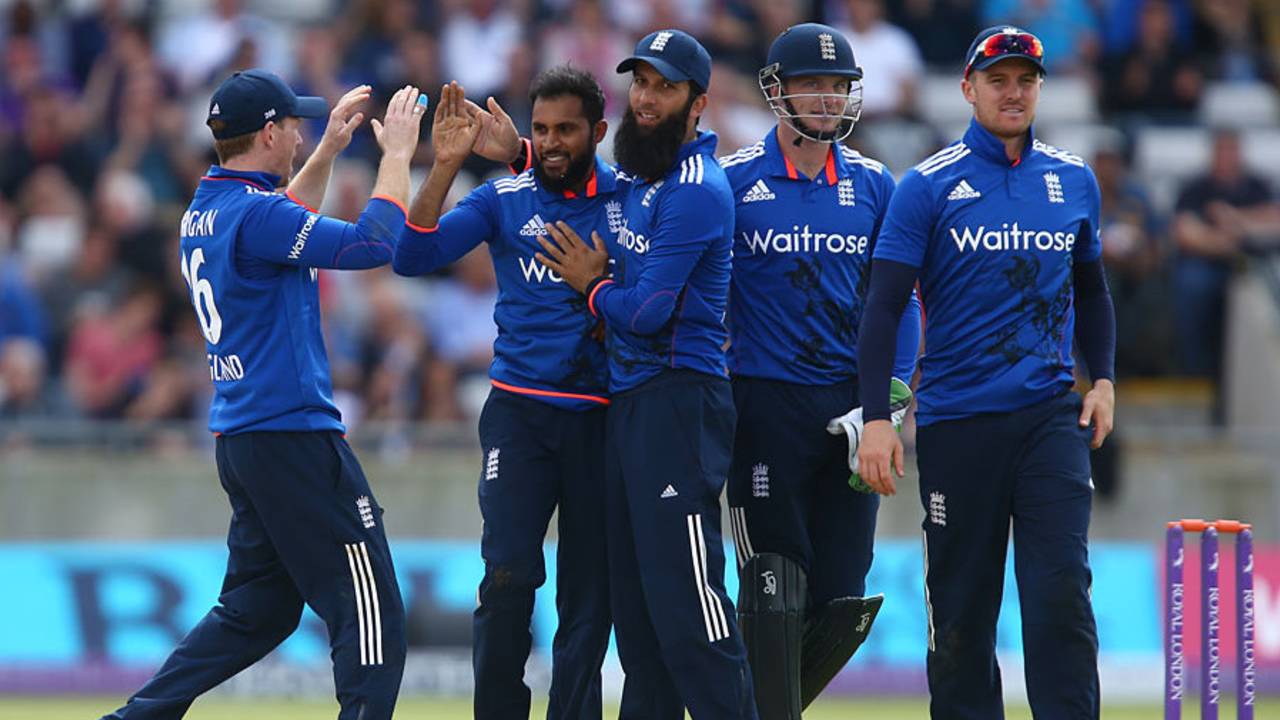 Adil Rashid picked up two wickets, England v Sri Lanka, 2nd ODI, Edgbaston, June 24, 2016
