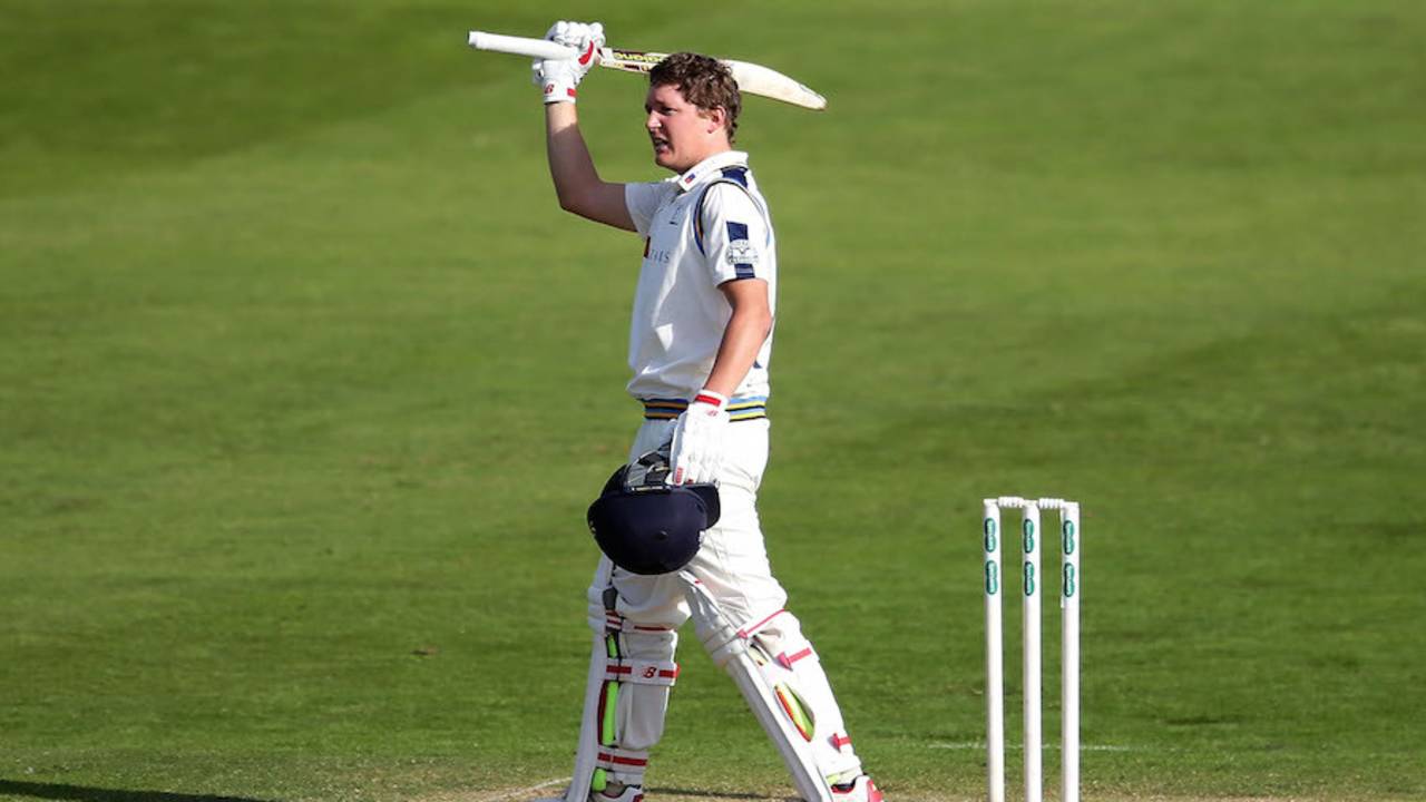 Gary Ballance reached his first hundred of the series, Yorkshire v Middlesex, County Championship, Division One, Scarborough, 1st day, July 3, 2016