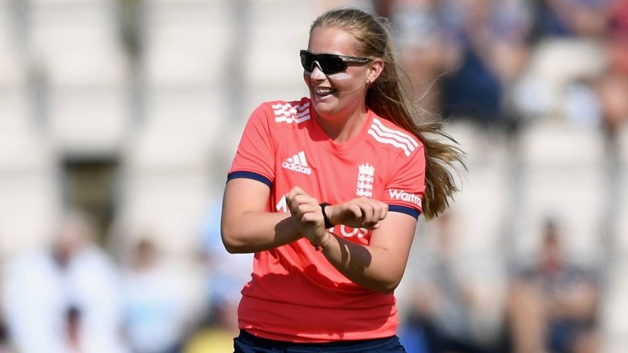 Sophie Ecclestone sparkled in her second international match, England Women v Pakistan Women, 2nd T20I, Southampton, July 5, 2016