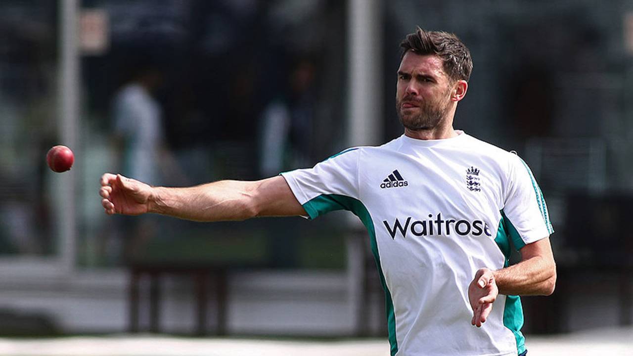 James Anderson took part in England's practice but will not play in the first Test, England v Pakistan, 1st Investec Test, Lord's, July 13, 2016