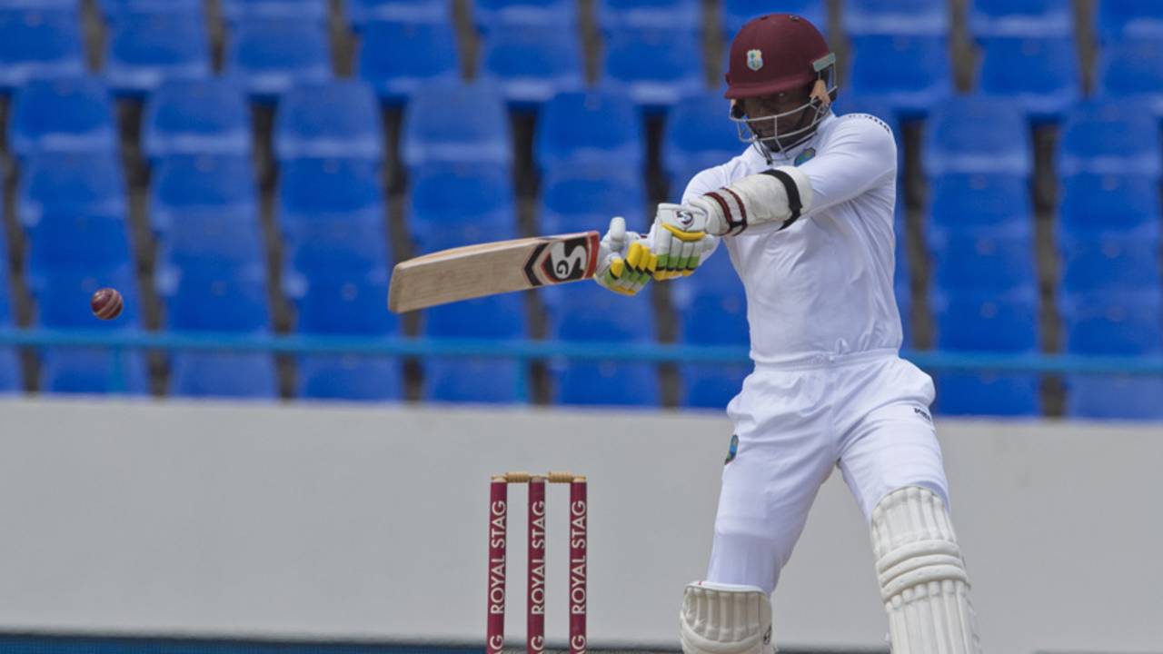 Before his second-innings fifty in Antigua, Samuels had gone 10 Test innings without reaching 20&nbsp;&nbsp;&bull;&nbsp;&nbsp;AFP