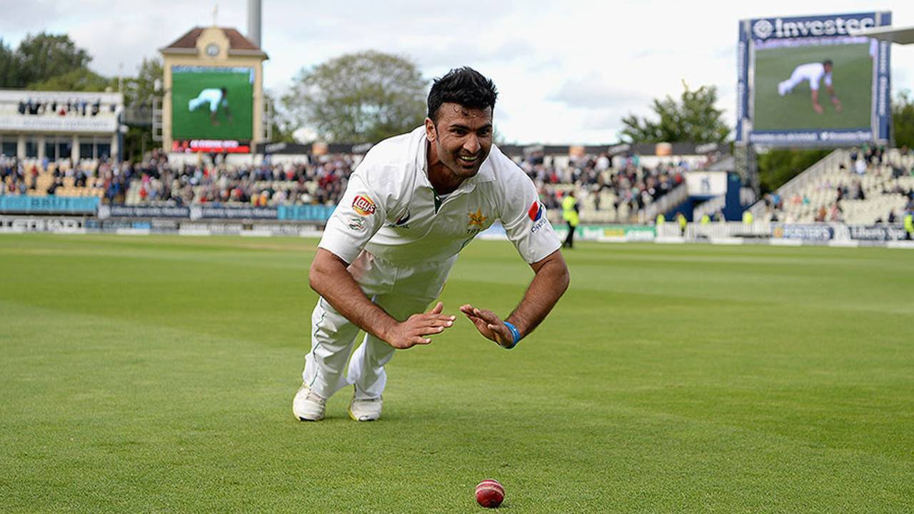 Sohail Khan celebrated a five-for with a set of push-ups during the tour of England&nbsp;&nbsp;&bull;&nbsp;&nbsp;AFP