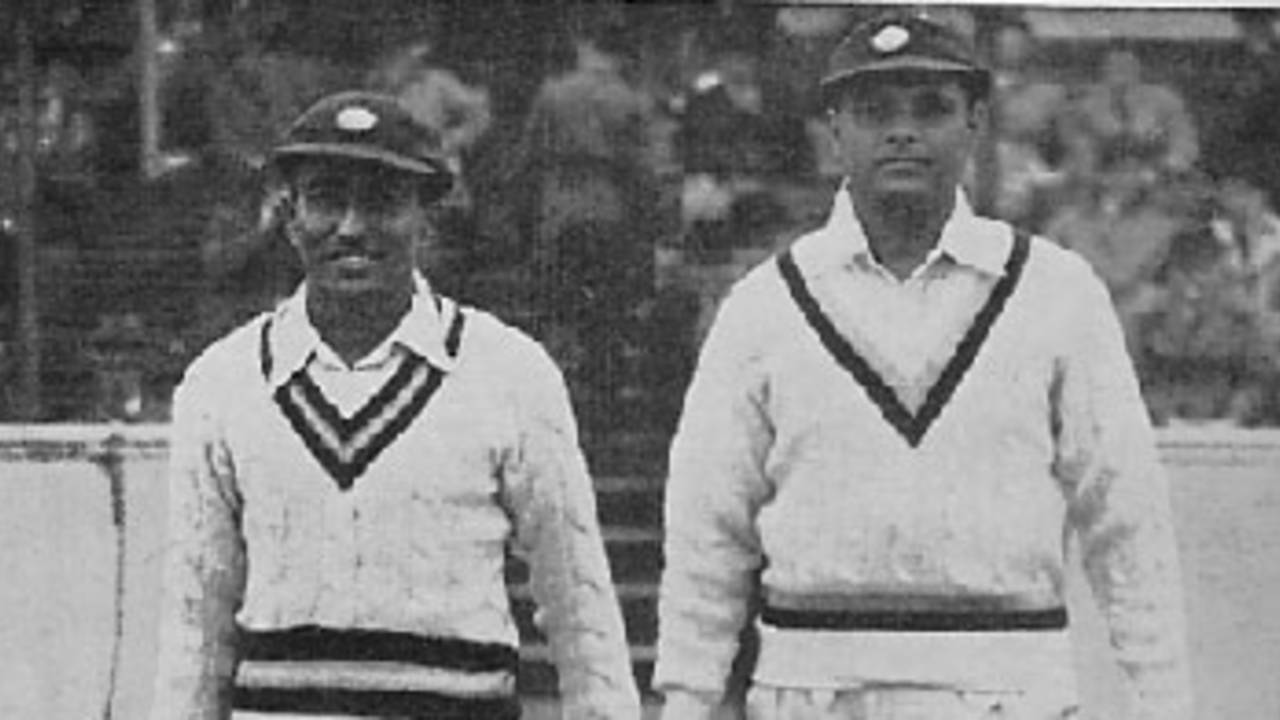 C. T. Sarwate and S. Banerjee, who created records by scoring 249 for the last wicket for India against Surrey at Kennington Oval. The stand was the highest ever recorded for the last wicket in England, and never before had Nos. 10 and 11 batsmen each scored a century in the same innings