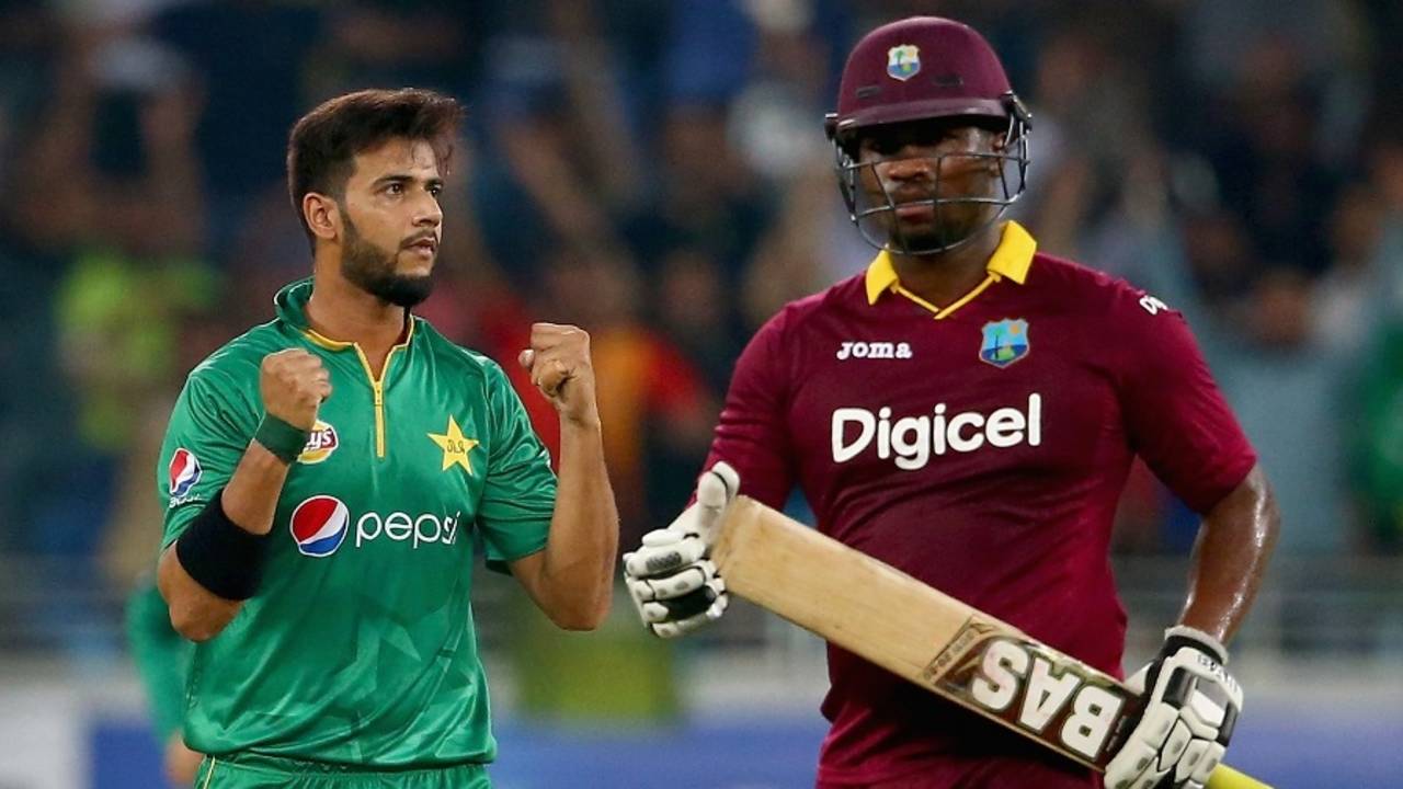 Imad Wasim dismissed Johnson Charles early, Pakistan v West Indies, 2nd T20I, Dubai, September 24, 2016