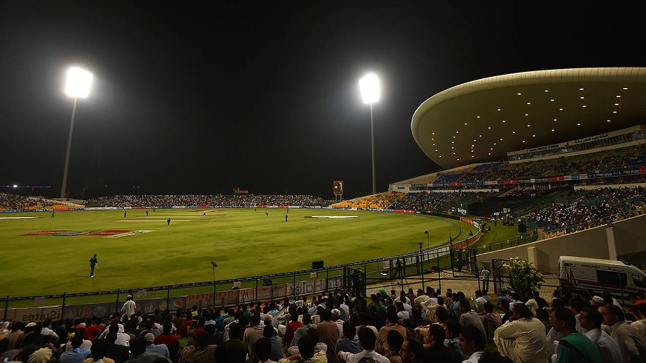 The third T20I in progress at the Sheikh Zayed Stadium&nbsp;&nbsp;&bull;&nbsp;&nbsp;Getty Images