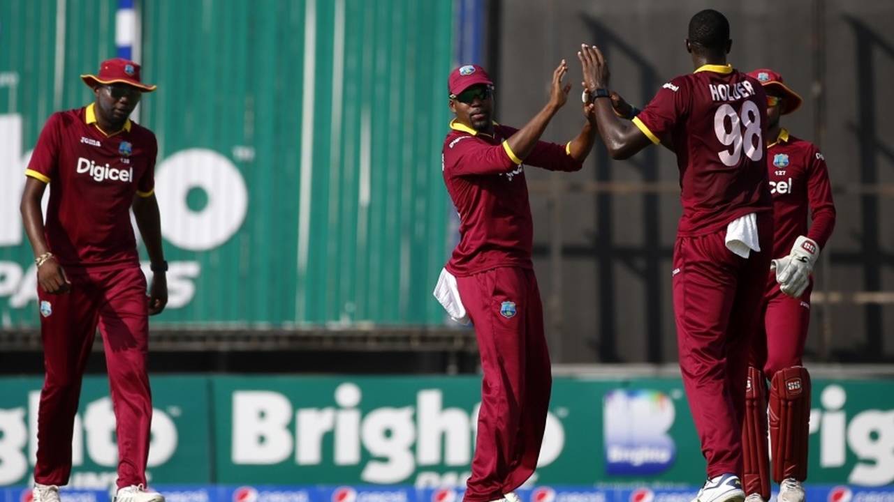 West Indies captain Jason Holder broke quickfire 40-run opening stand when he sent back his opposite number Azhar Ali in the fifth over&nbsp;&nbsp;&bull;&nbsp;&nbsp;AFP