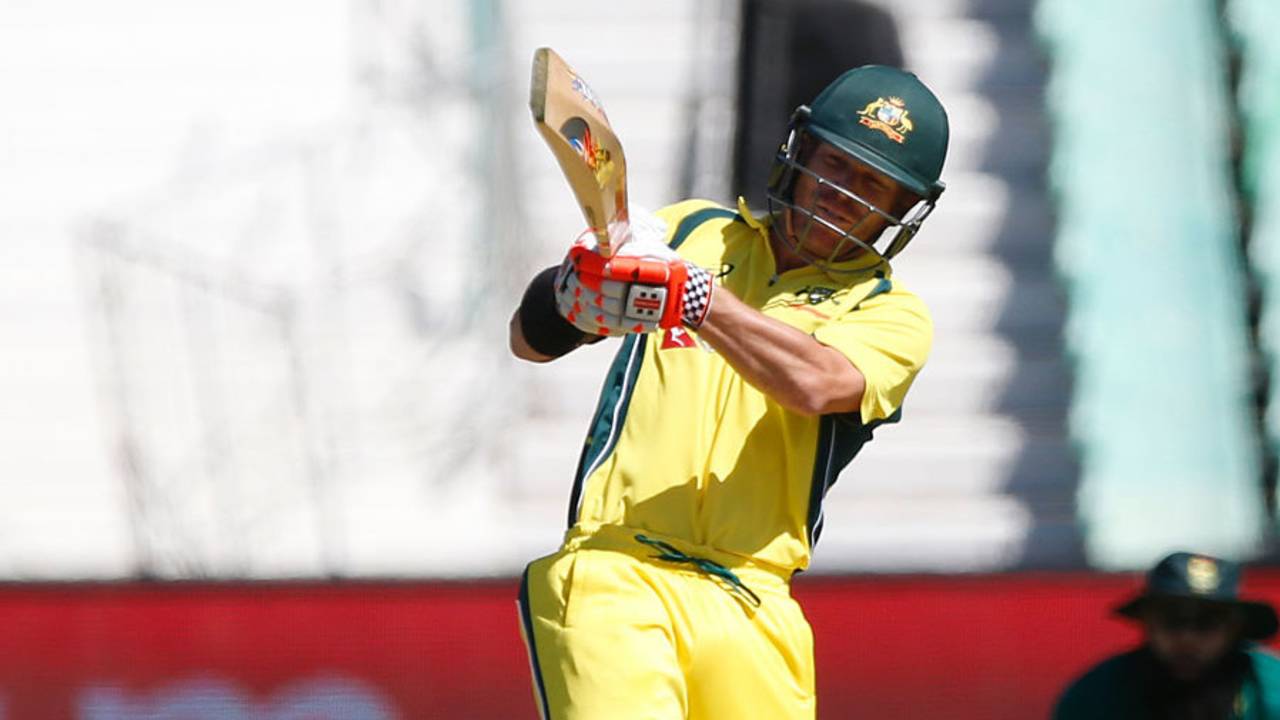 David Warner helped Australia to a blistering start, Australia v South Africa, 3rd ODI, Durban, October 5, 2016