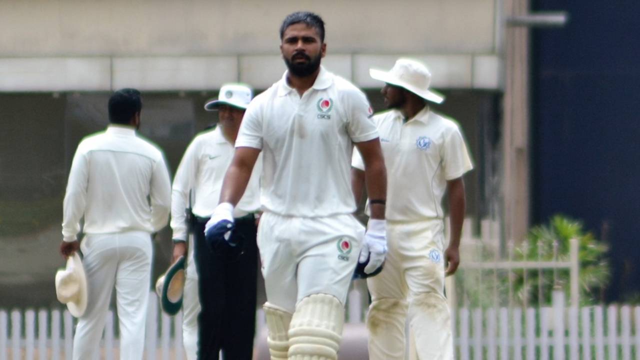 Ashutosh Singh became the first-ever centurion for Chattisgarh in the Ranji Trophy