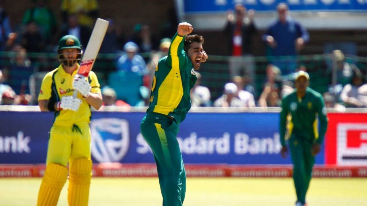 Tabraiz Shamsi finished with 10-1-36-3, South Africa v Australia, 4th ODI, Port Elizabeth, October 9, 2016