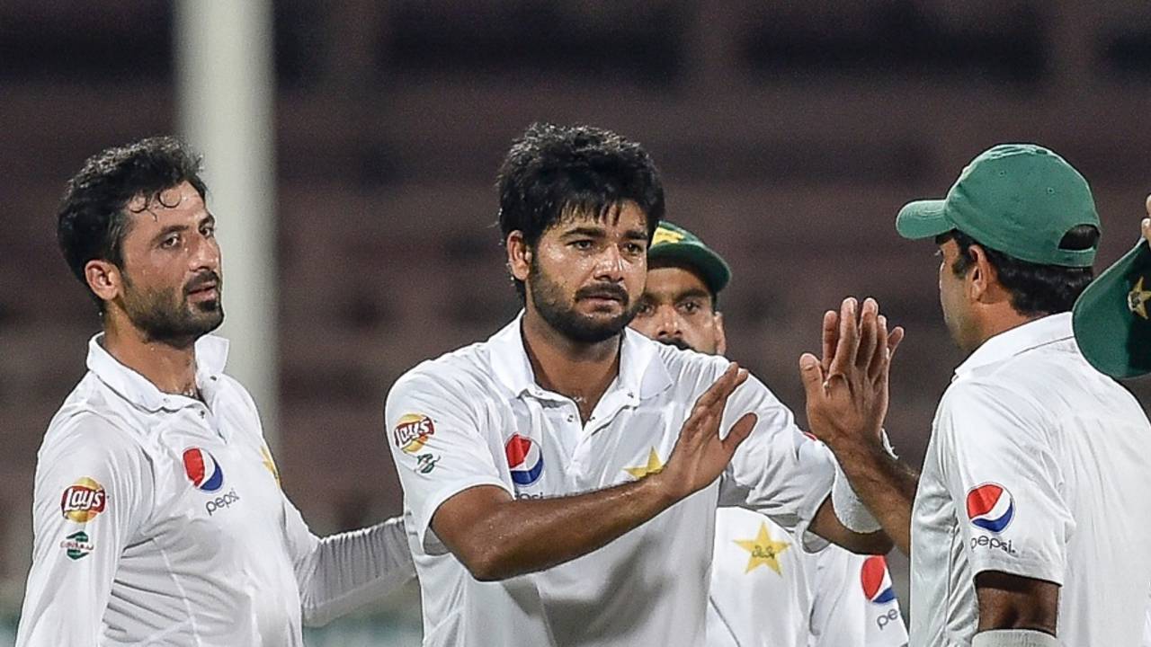 Shahzaib Ahmed took five wickets