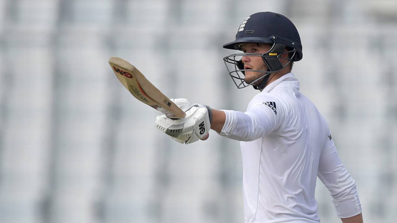 Ben Duckett brought up an aggressive maiden fifty, Bangladesh v England, 2nd Test, Mirpur, 3rd day, October 30, 2016