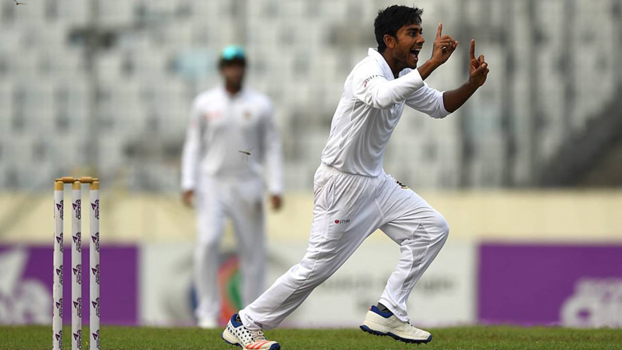 Two: the number of six-fors Mehedi Hasan took in his second Test&nbsp;&nbsp;&bull;&nbsp;&nbsp;Getty Images